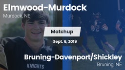 Matchup: Elmwood-Murdock vs. Bruning-Davenport/Shickley  2019