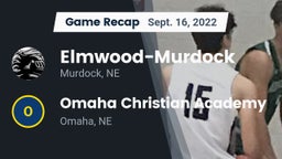 Recap: Elmwood-Murdock  vs. Omaha Christian Academy  2022