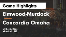 Elmwood-Murdock  vs Concordia Omaha Game Highlights - Dec. 30, 2023
