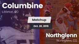 Matchup: Columbine High vs. Northglenn  2016