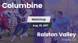 Matchup: Columbine High vs. Ralston Valley  2017