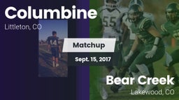 Matchup: Columbine High vs. Bear Creek  2017