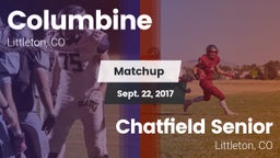 Matchup: Columbine High vs. Chatfield Senior  2017