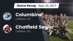 Recap: Columbine  vs. Chatfield Senior  2017