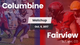 Matchup: Columbine High vs. Fairview  2017