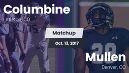 Matchup: Columbine High vs. Mullen  2017