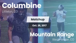 Matchup: Columbine High vs. Mountain Range  2017