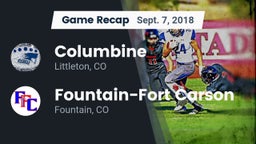 Recap: Columbine  vs. Fountain-Fort Carson  2018