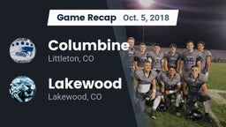 Recap: Columbine  vs. Lakewood  2018