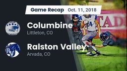 Recap: Columbine  vs. Ralston Valley  2018