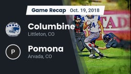 Recap: Columbine  vs. Pomona  2018