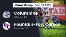 Recap: Columbine  vs. Fountain-Fort Carson  2019