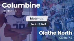 Matchup: Columbine High vs. Olathe North  2019