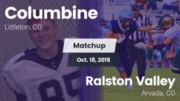 Matchup: Columbine High vs. Ralston Valley  2019