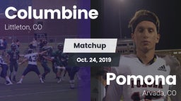 Matchup: Columbine High vs. Pomona  2019