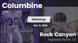 Matchup: Columbine High vs. Rock Canyon  2020