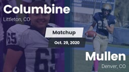 Matchup: Columbine High vs. Mullen  2020
