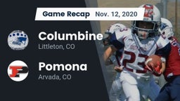 Recap: Columbine  vs. Pomona  2020