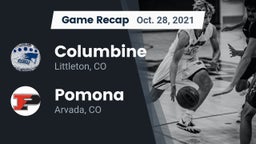 Recap: Columbine  vs. Pomona  2021