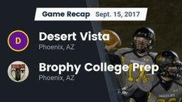 Recap: Desert Vista  vs. Brophy College Prep  2017