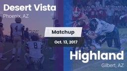 Matchup: Desert Vista High vs. Highland  2017