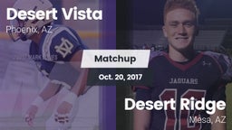 Matchup: Desert Vista High vs. Desert Ridge  2017