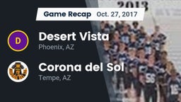 Recap: Desert Vista  vs. Corona del Sol  2017