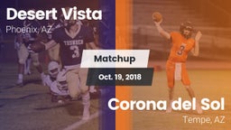 Matchup: Desert Vista High vs. Corona del Sol  2018