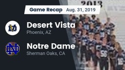 Recap: Desert Vista  vs. Notre Dame  2019