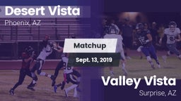 Matchup: Desert Vista High vs. Valley Vista  2019