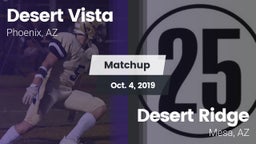 Matchup: Desert Vista High vs. Desert Ridge  2019
