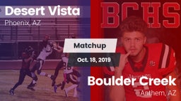 Matchup: Desert Vista High vs. Boulder Creek  2019