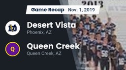 Recap: Desert Vista  vs. Queen Creek  2019