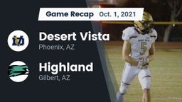 Recap: Desert Vista  vs. Highland  2021