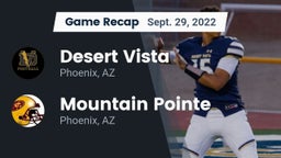 Recap: Desert Vista  vs. Mountain Pointe  2022