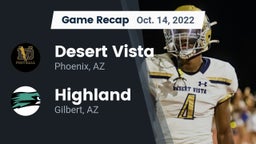 Recap: Desert Vista  vs. Highland  2022