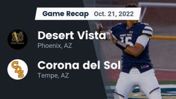 Recap: Desert Vista  vs. Corona del Sol  2022