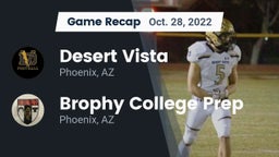 Recap: Desert Vista  vs. Brophy College Prep  2022