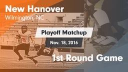 Matchup: New Hanover High vs. 1st Round Game 2016