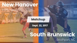 Matchup: New Hanover High vs. South Brunswick  2017
