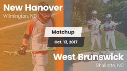 Matchup: New Hanover High vs. West Brunswick  2017