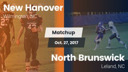 Matchup: New Hanover High vs. North Brunswick  2017