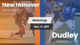 Matchup: New Hanover High vs. Dudley  2017