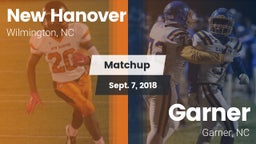Matchup: New Hanover High vs. Garner  2018