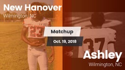Matchup: New Hanover High vs. Ashley  2018