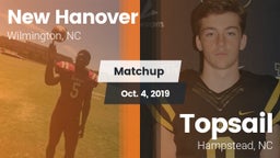 Matchup: New Hanover High vs. Topsail  2019