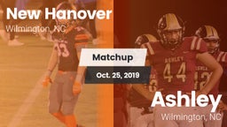 Matchup: New Hanover High vs. Ashley  2019