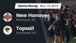 Recap: New Hanover  vs. Topsail  2019
