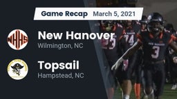 Recap: New Hanover  vs. Topsail  2021