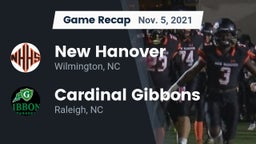Recap: New Hanover  vs. Cardinal Gibbons  2021